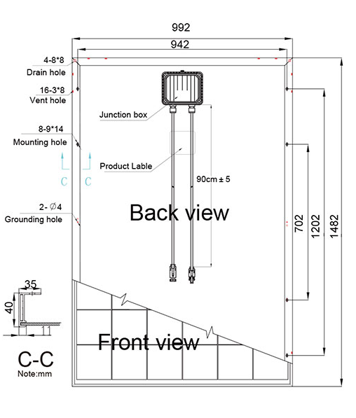 Poly fotovoltaisk panel 3